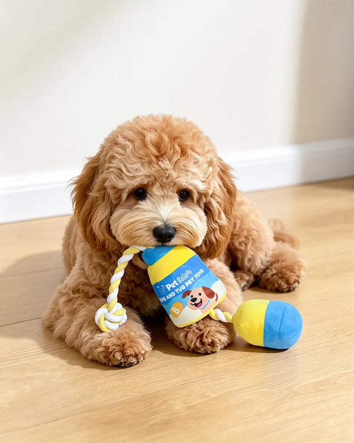 🔥New Arrivals🔥Pup Potion Squeaky Tug Rope Dog Toy