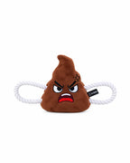 🔥New Arrivals🔥Poopy Face Squeaky Tug & Rope Dog Toy