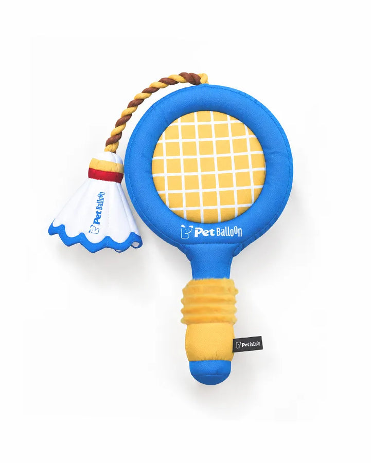 🔥New Arrivals🔥Badminton Squeaky Tug & Fetch Dog Toy