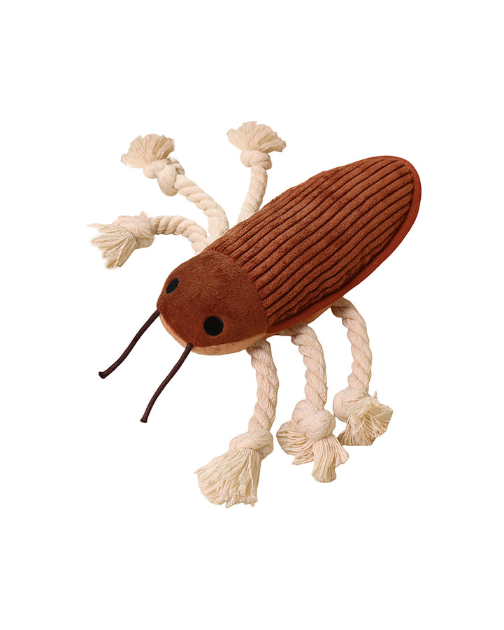 🔥New Arrival🔥Cockroach Rope Dog Toy for Small to Medium Dogs - Tug, Fetch & Chew Fun
