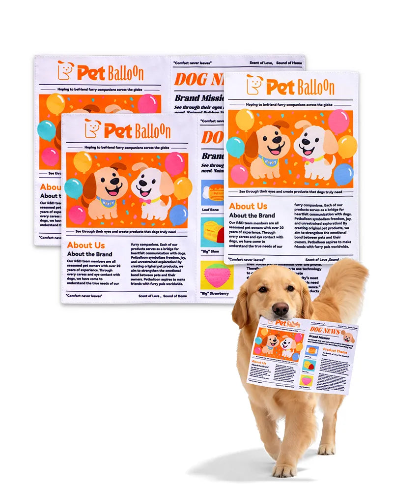 🔥Buy 1 Get 3🔥Dog Newspaper Squeak Toy