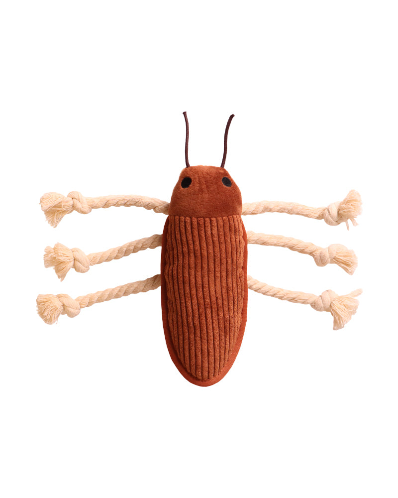 🔥New Arrival🔥Cockroach Rope Dog Toy for Small to Medium Dogs - Tug, Fetch & Chew Fun