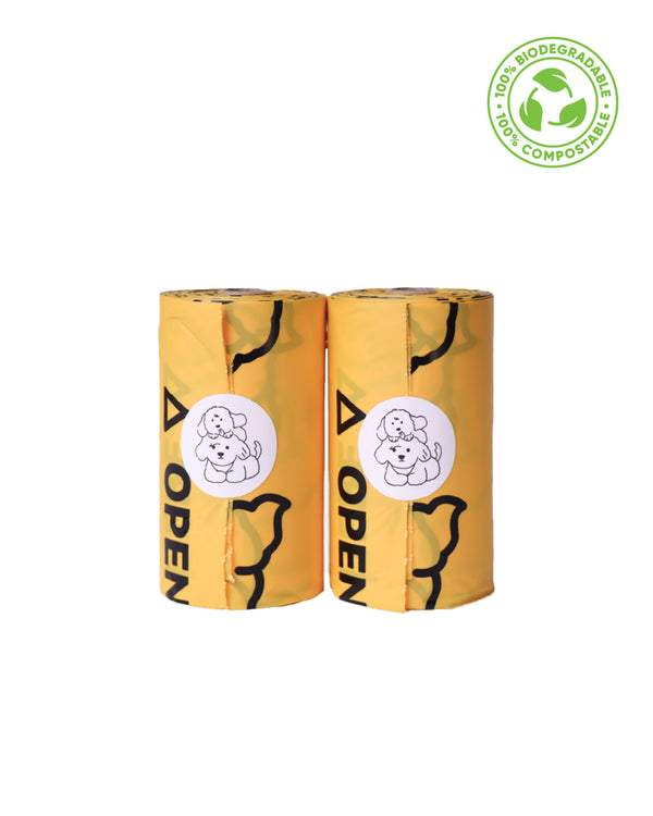 Eco-Friendly Fully Biodegradable Tick Poop Bags for Dogs (2 ROLLS)