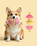 🔥New Arrival🔥Hatching Chick Tug & Squeaky Plush Dog Toy