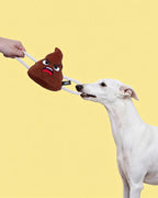 🔥New Arrivals🔥Poopy Face Squeaky Tug & Rope Dog Toy