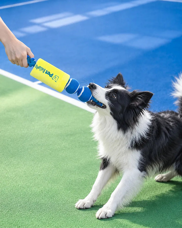 🔥New Arrivals🔥Tennis Ball Duo Tug & Fetch Dog Toy