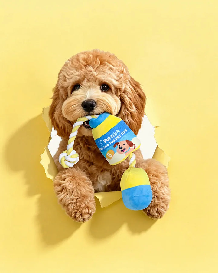 🔥New Arrivals🔥Pup Potion Squeaky Tug Rope Dog Toy