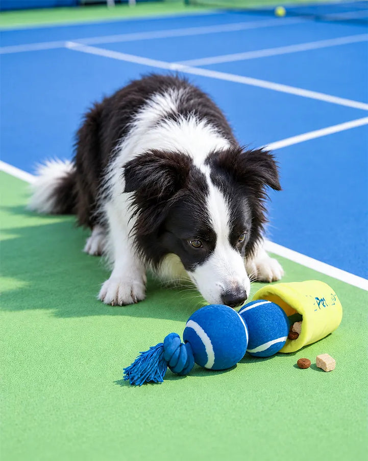 🔥New Arrivals🔥Tennis Ball Duo Tug & Fetch Dog Toy