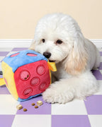 🔥New Arrival🔥Dice Snuffle & Puzzle Plush Dog Toy