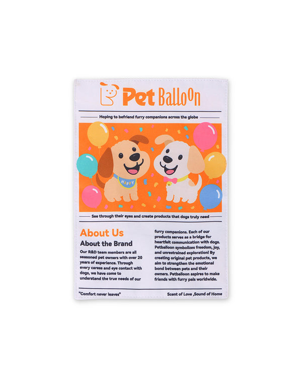 Dog Newspaper Squeak Toy (Single)